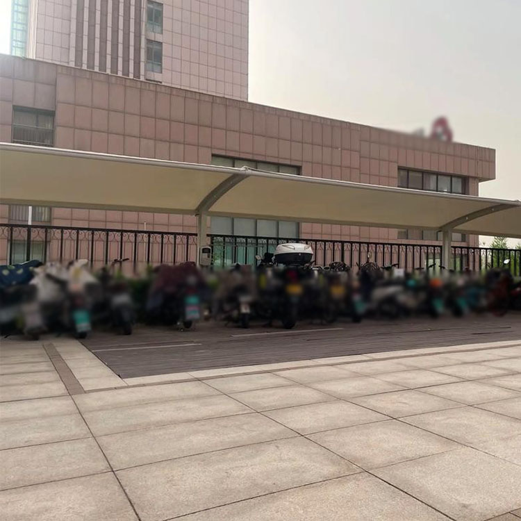 龙井市膜结构电动车棚